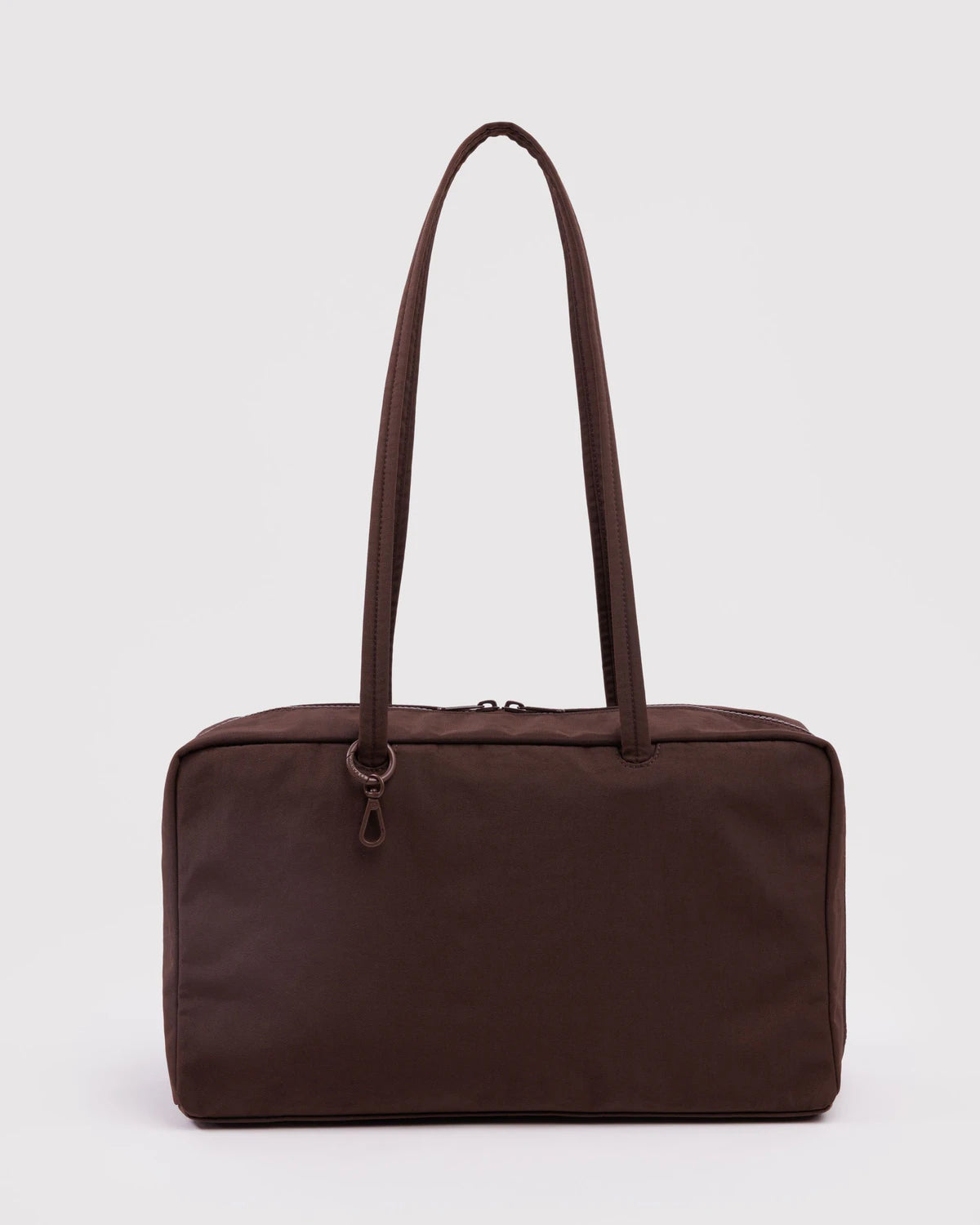 BAGGU - Medium Nylon Bowler Bag - Coffee