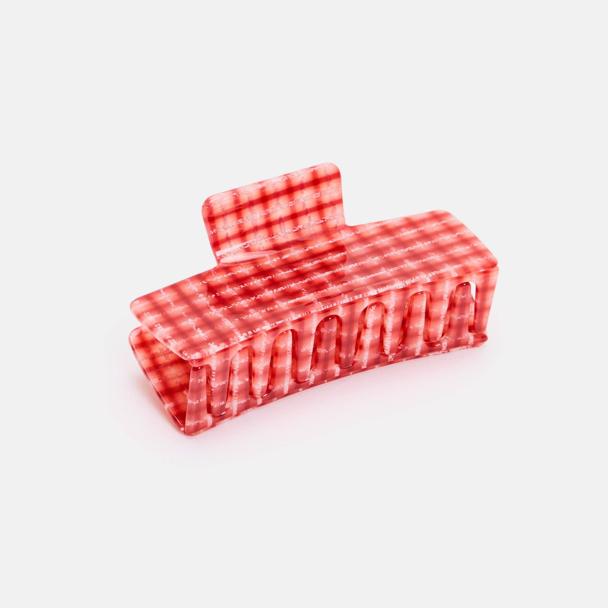 CHUNKS - Box Claw in Red Plaid