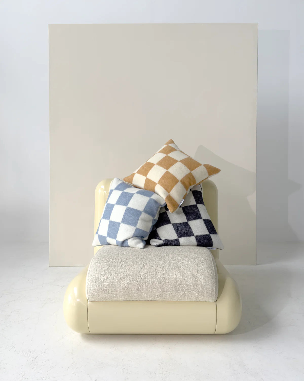 MAISON DEUX - Checkerboard Cushion Cover