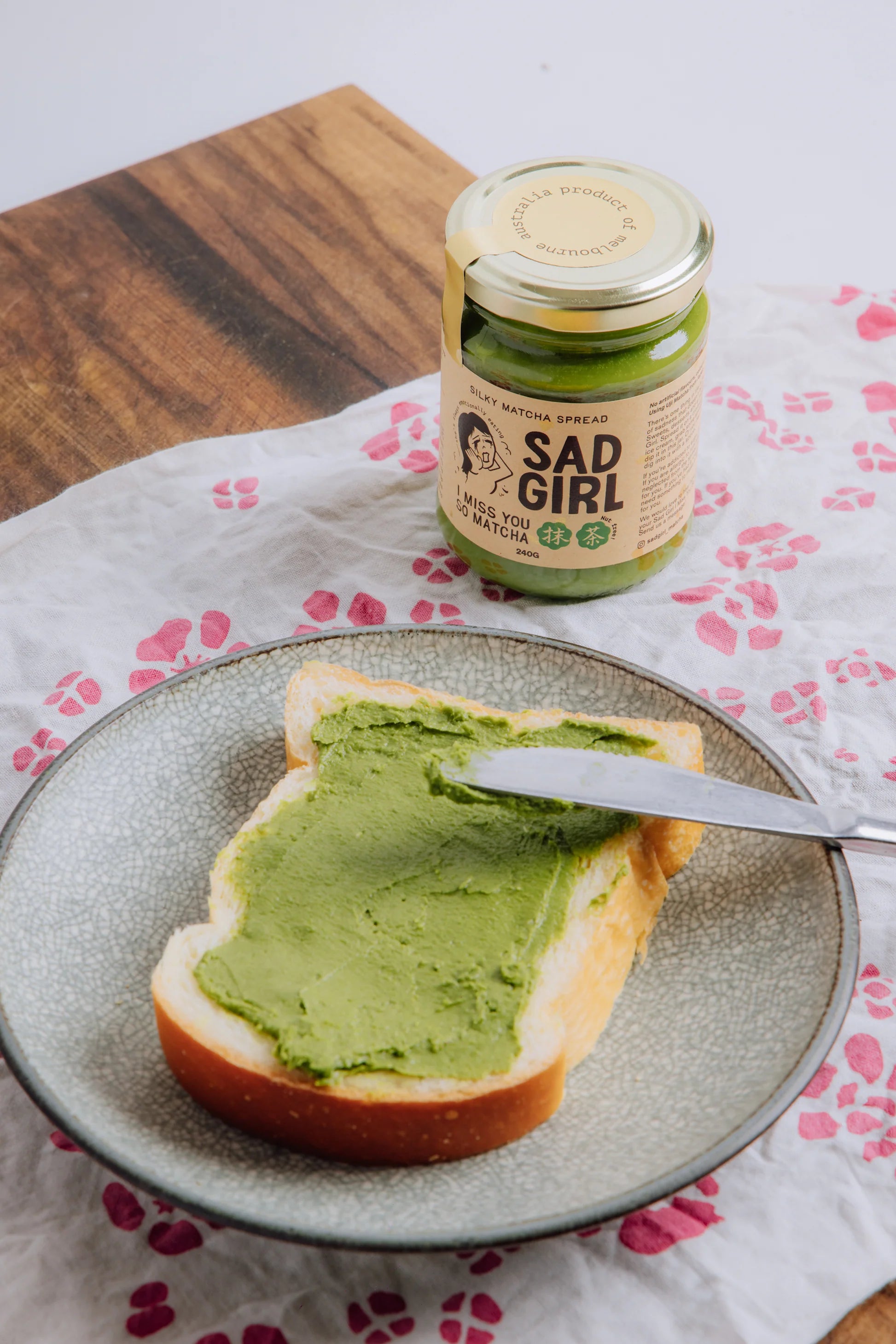 SAD GIRL MATCHA - I Miss You So Matcha - Silky Matcha Spread
