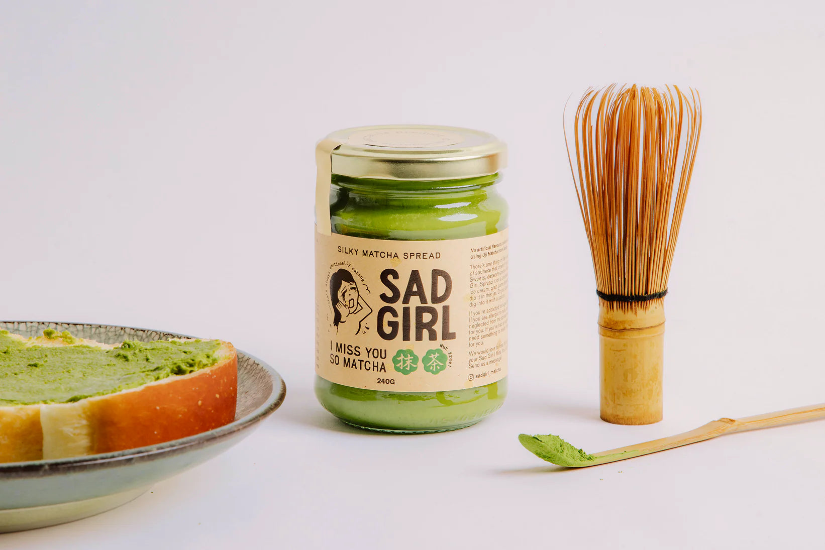 SAD GIRL MATCHA - I Miss You So Matcha - Silky Matcha Spread