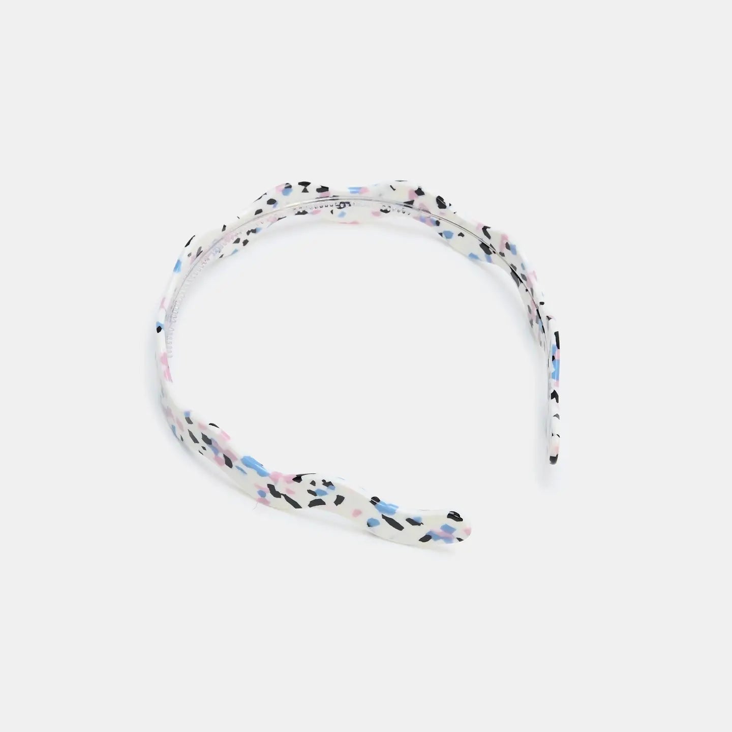 CHUNKS Wavy Headband in Terrazzo