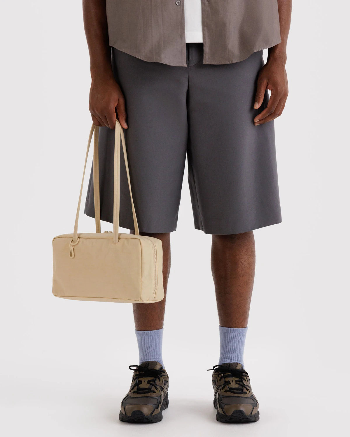 BAGGU - Nylon Bowler Bag - Custard