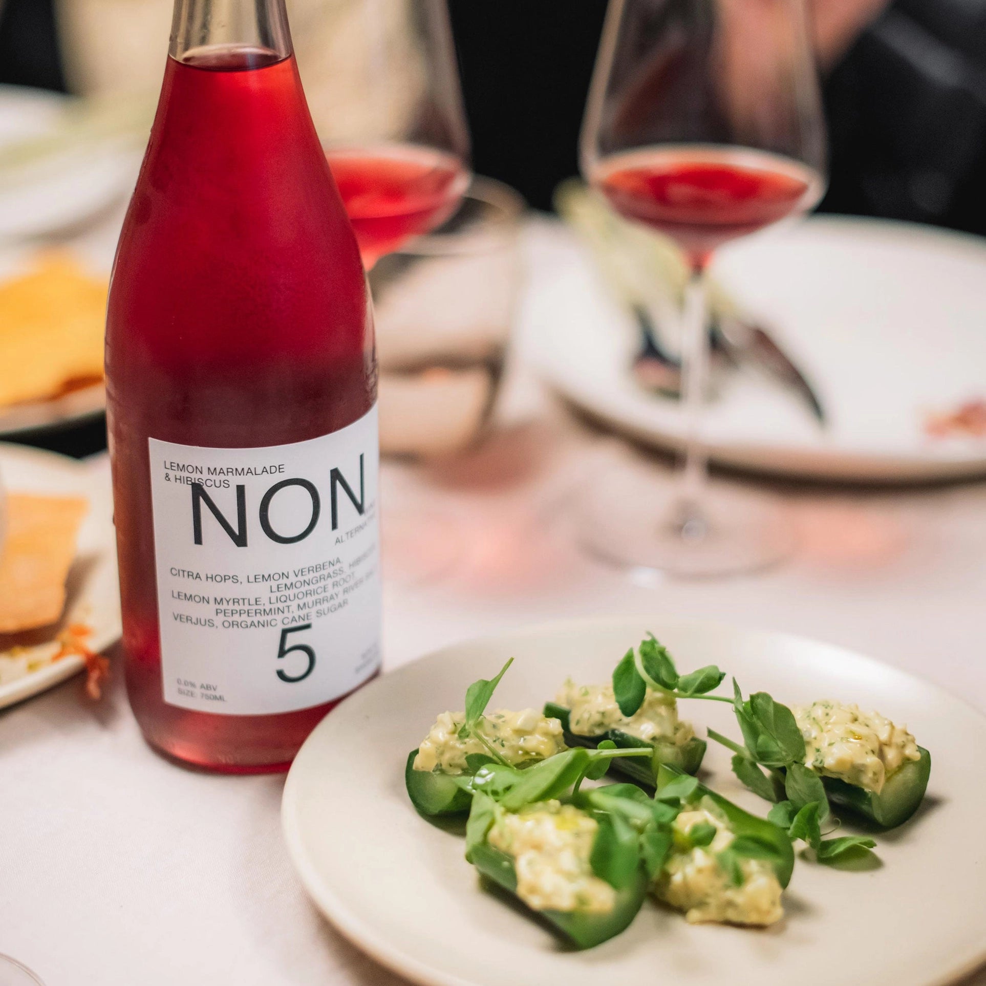 NON - NON5 Lemon Marmalade & Hibiscus Non-Alc wine