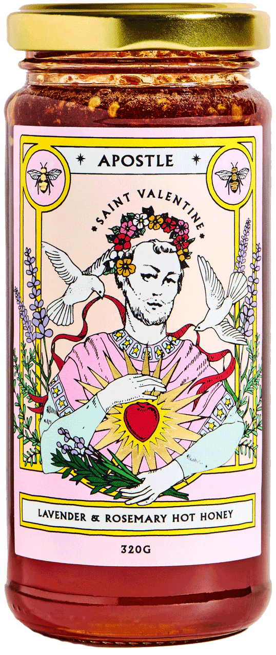 APOSTLE - Saint Valentine Lavender & Rosemary Hot Honey 320g