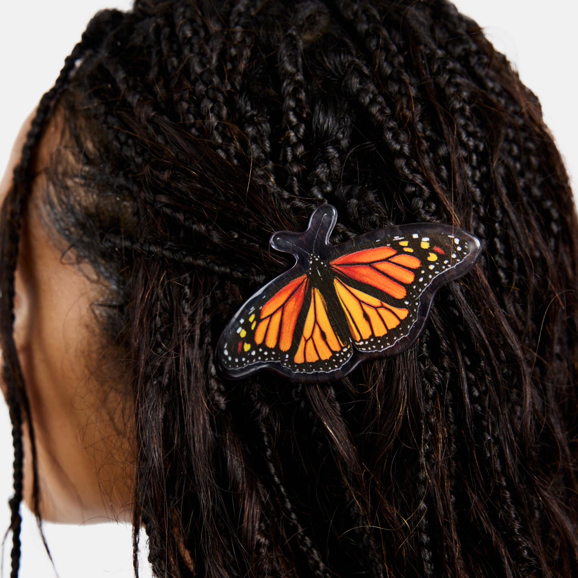 CHUNKS - Barrette in Monarch Butterfly