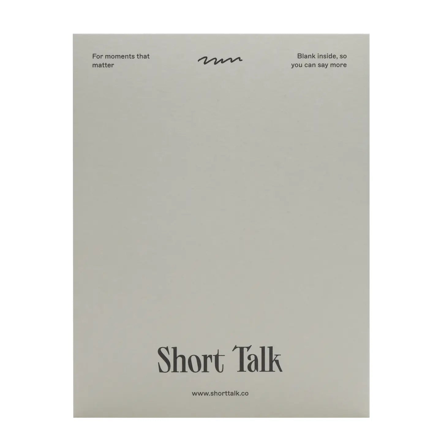 Short Talk Greeting Card | No Words