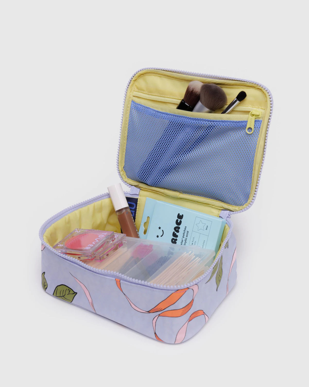 BAGGU - Small Cosmetic Case- Apricots & Ribbons