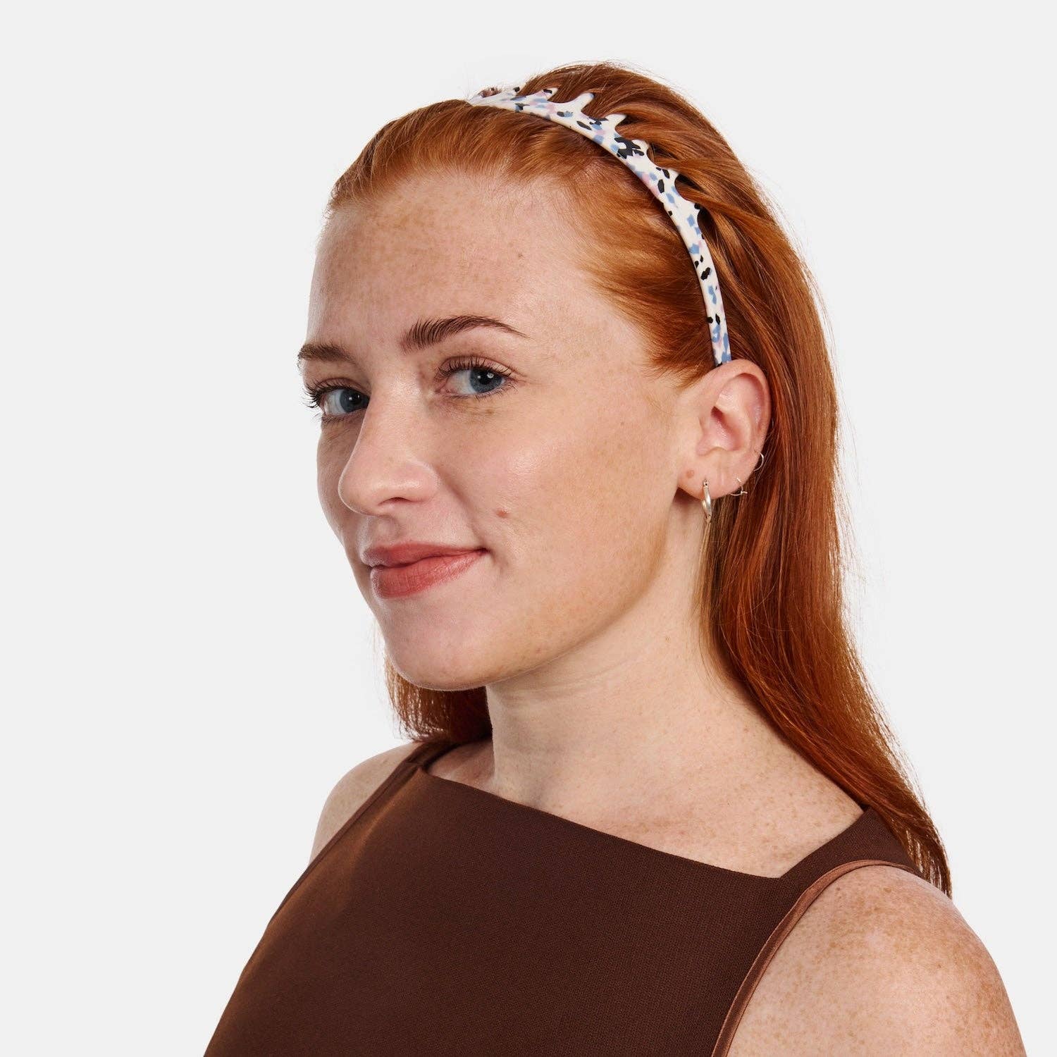 CHUNKS - Comb Headband in Terrazzo