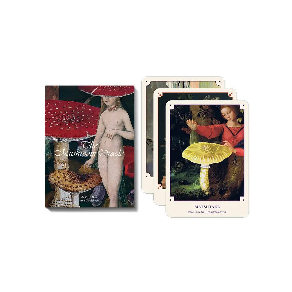 BROCCOLI MAGAZINE -The Mushroom Oracle: 44 Card Deck and Guidebook