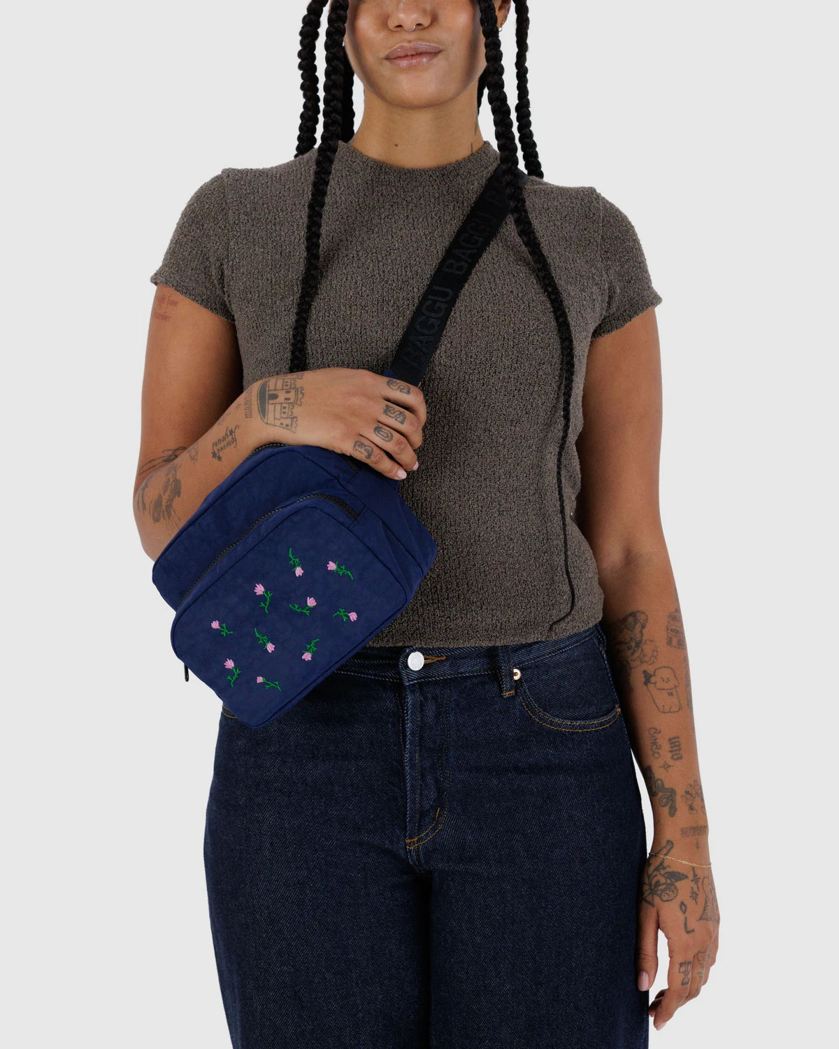 BAGGU - Fanny Pack - Embroidered Wildflower