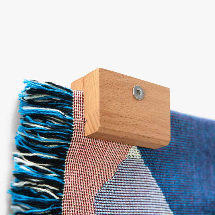 SLOW DOWN STUDIO - Blanket Hanger Clips - Beechwood (Set of 3)