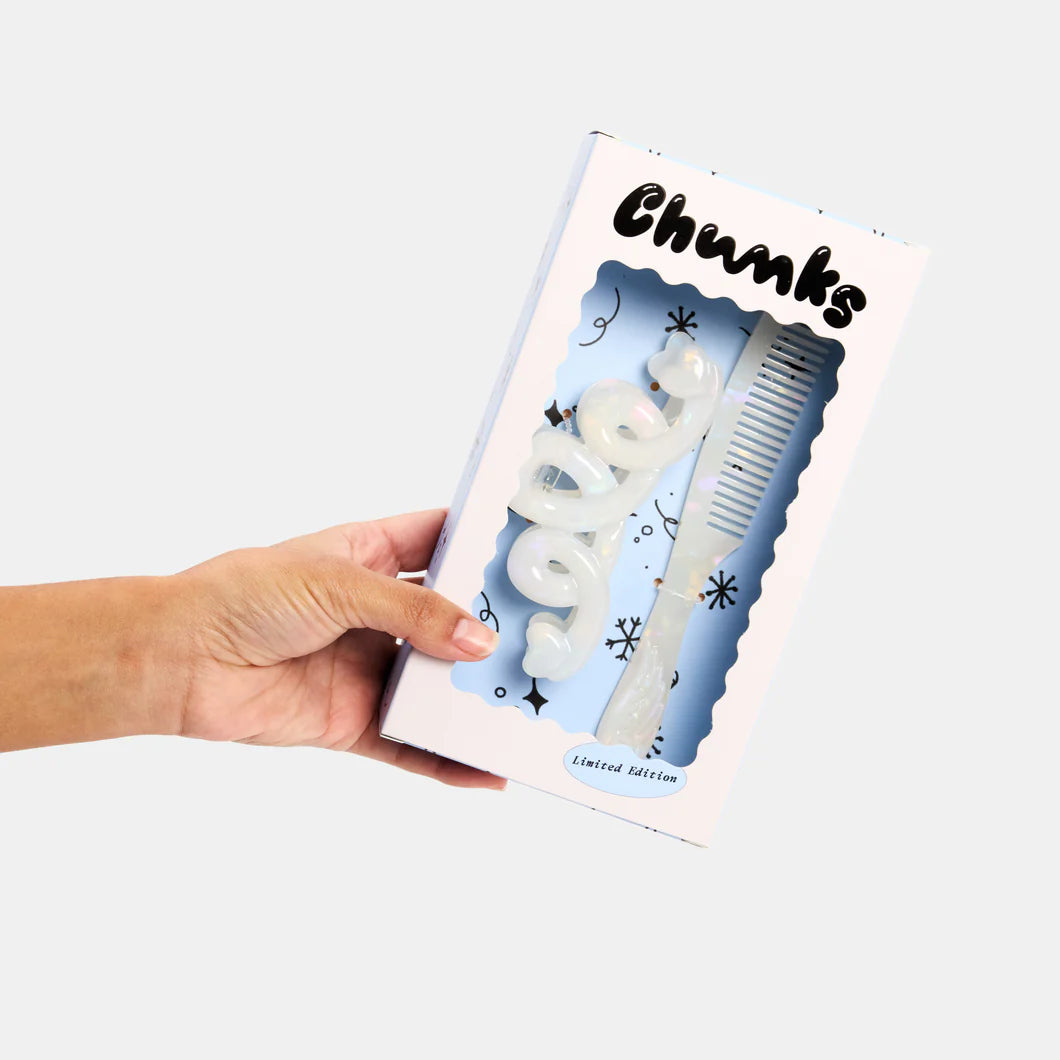 CHUNKS - Claw & Comb Gift Set in Angel