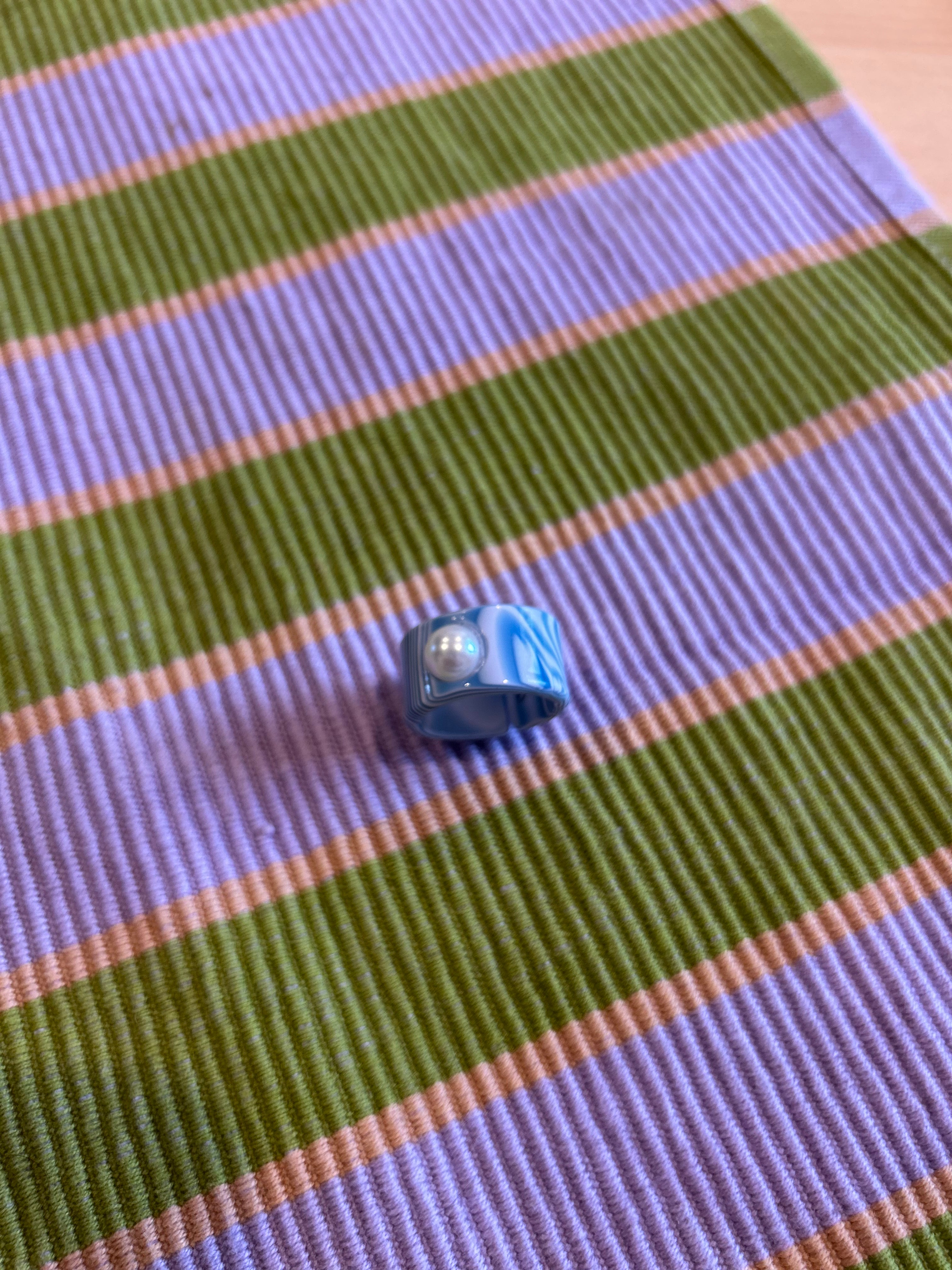 CHUNKS Acetate Adjustable Ring