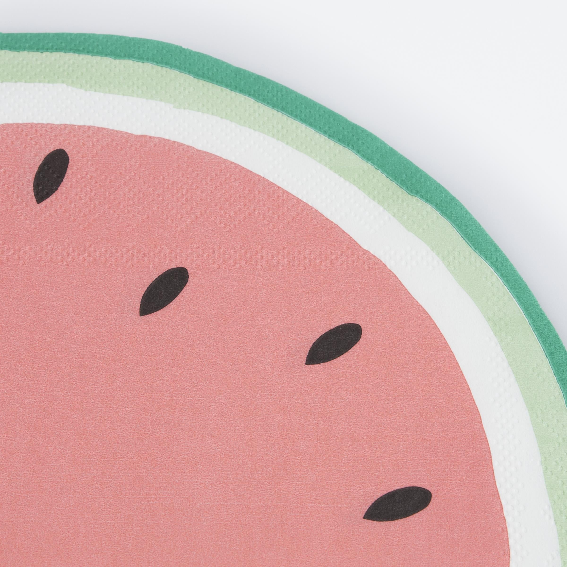 MERI MERI - Watermelon Slice Napkins (Pack of 16)
