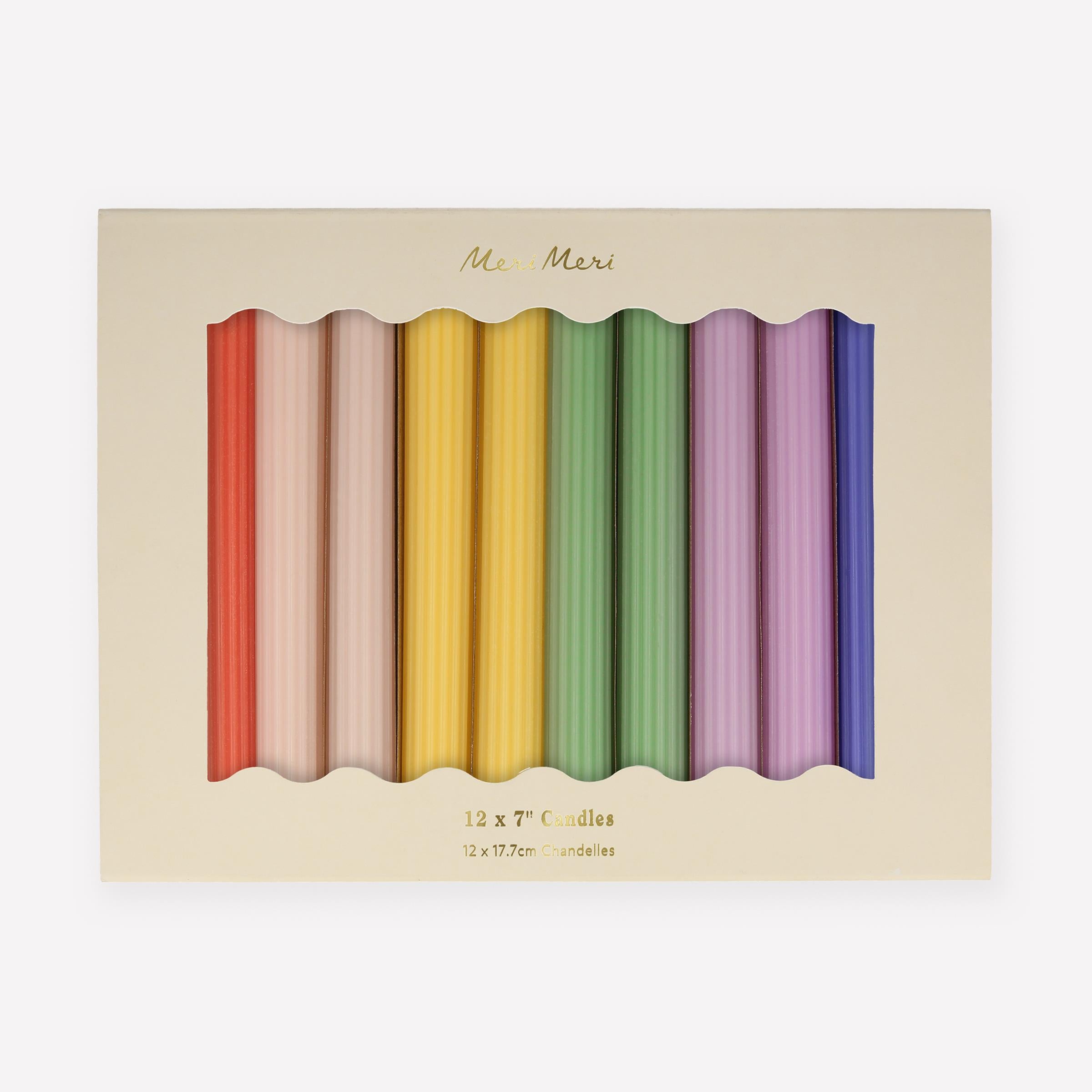 MERI MERI - Rainbow Table Candles