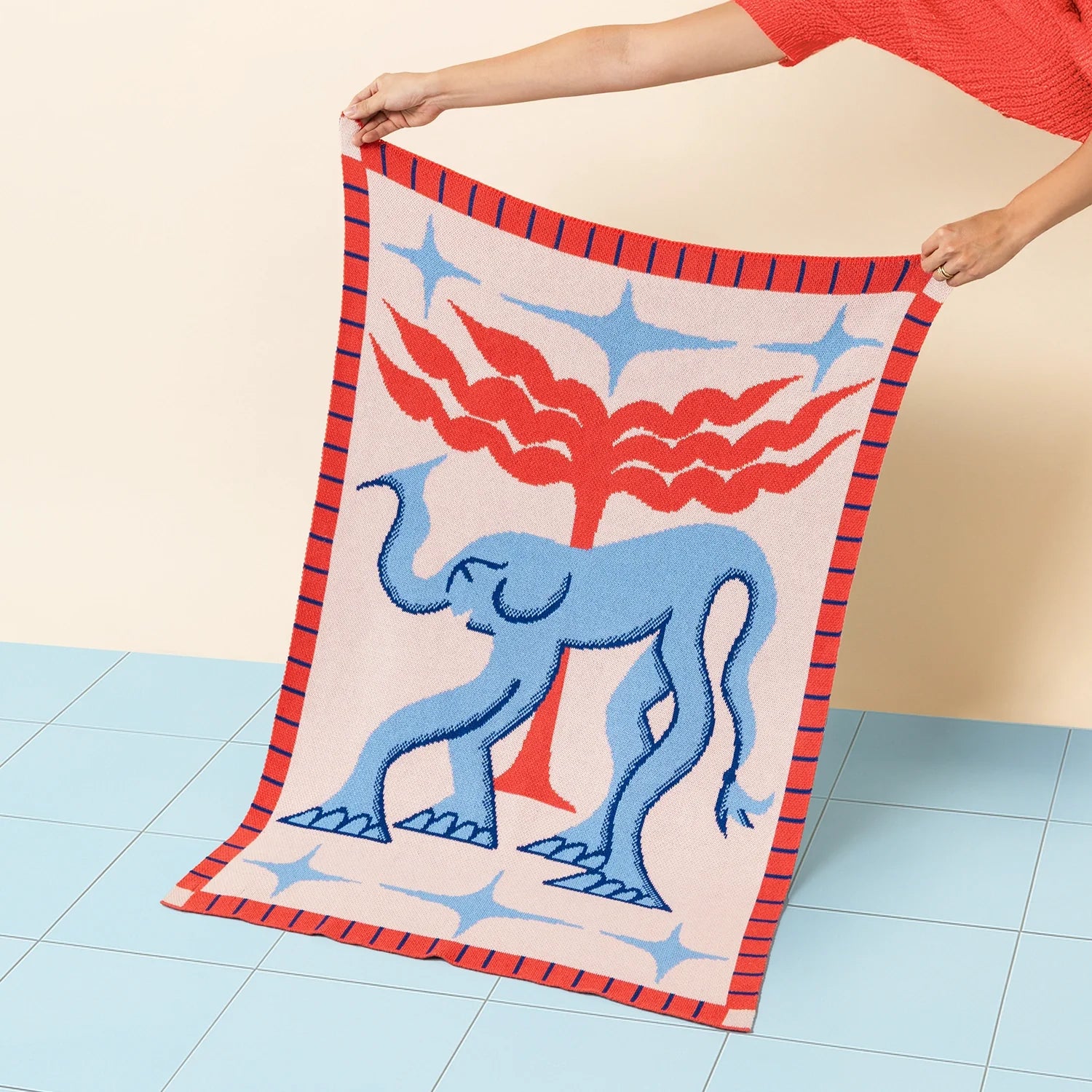 SLOW DOWN STUDIO - Jellyphant Mini Blanket