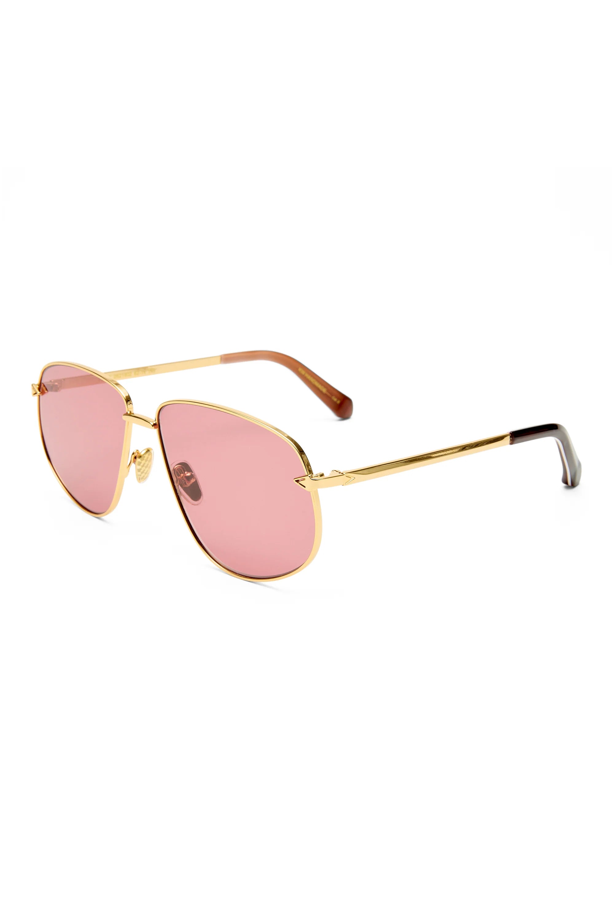 KAREN WALKER - FLUX GOLD - BURGUNDY MONO