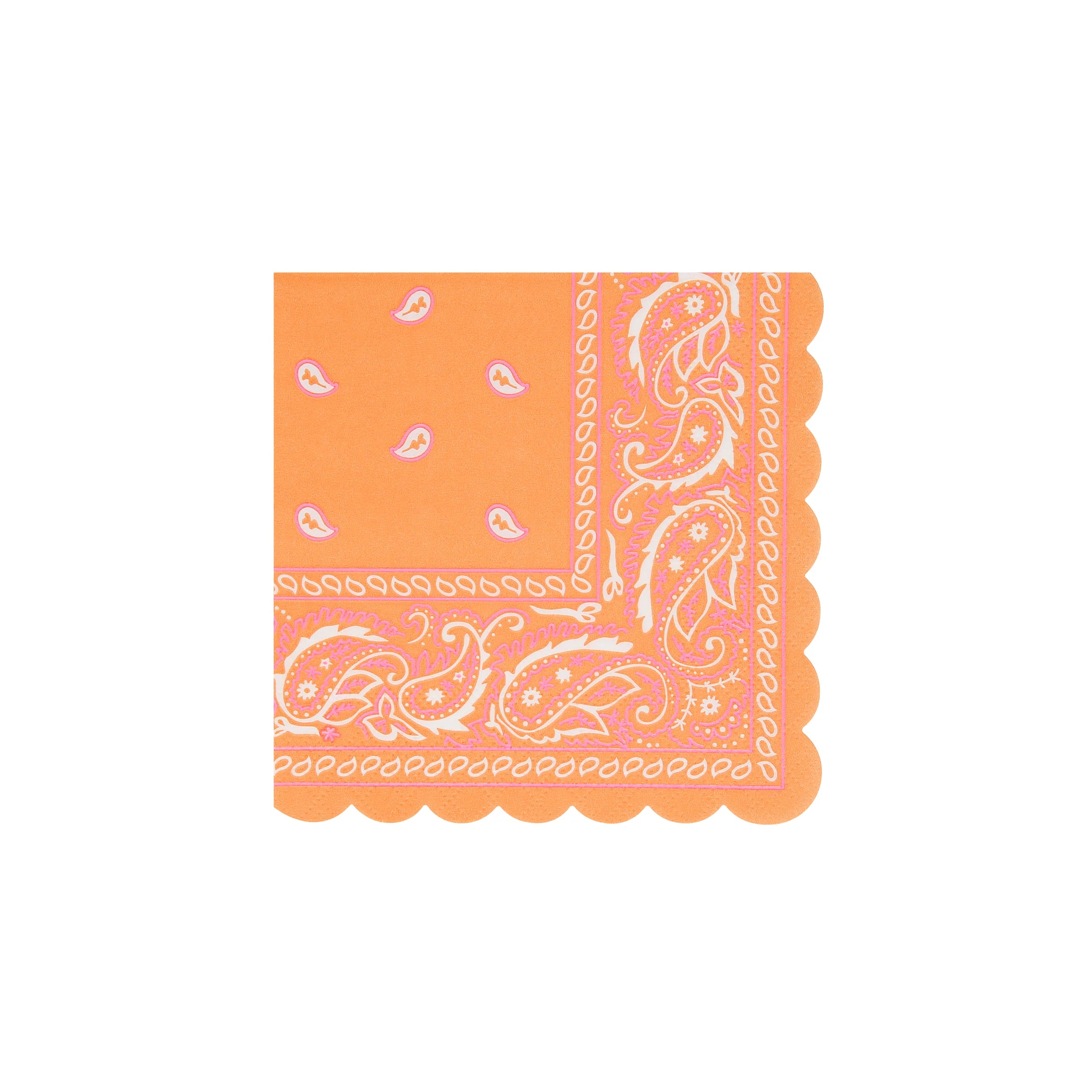 MERI MERI - BANDANA SMALL NAPKINS 16PK