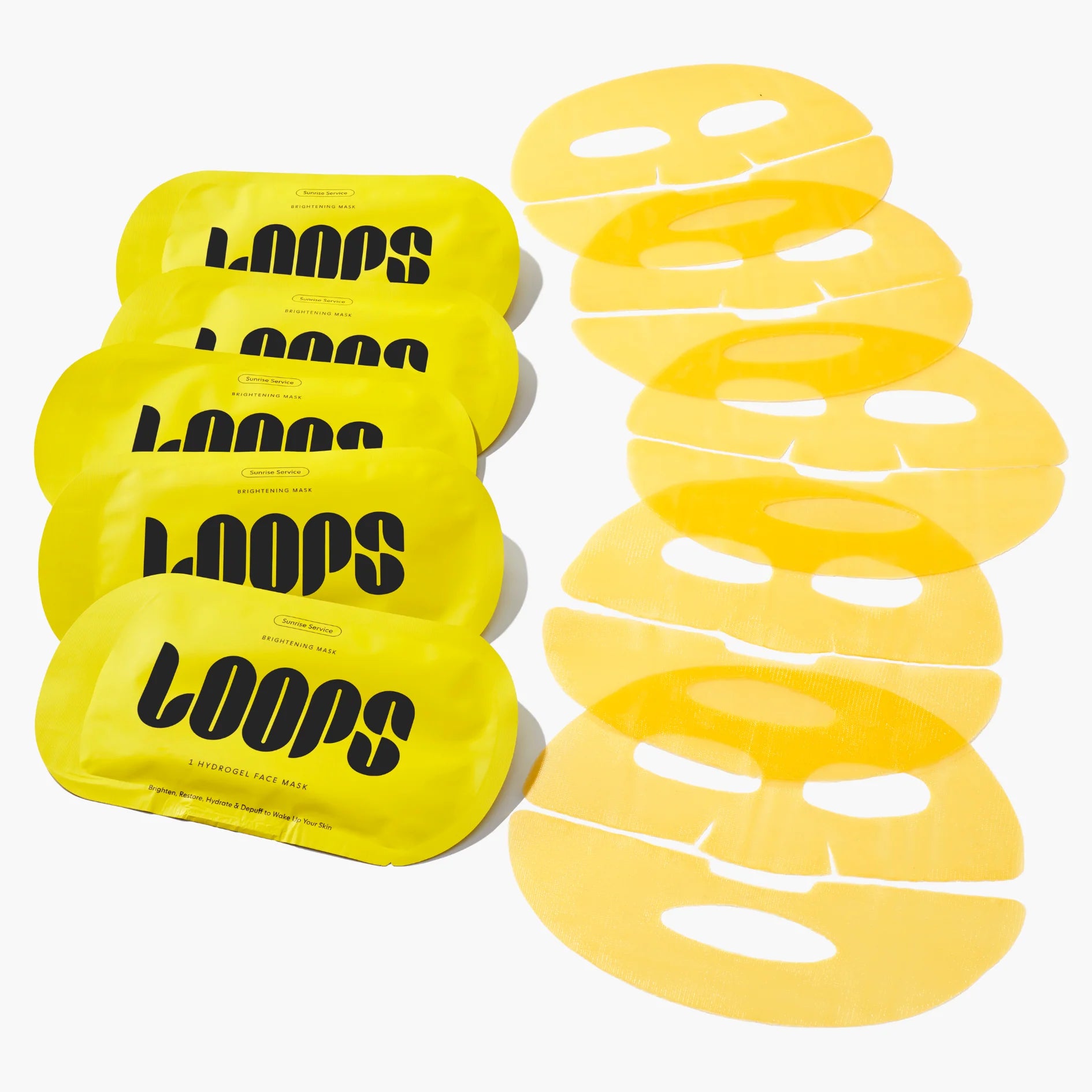 LOOPS - Sunrise Service Brightening Hydrogel Mask