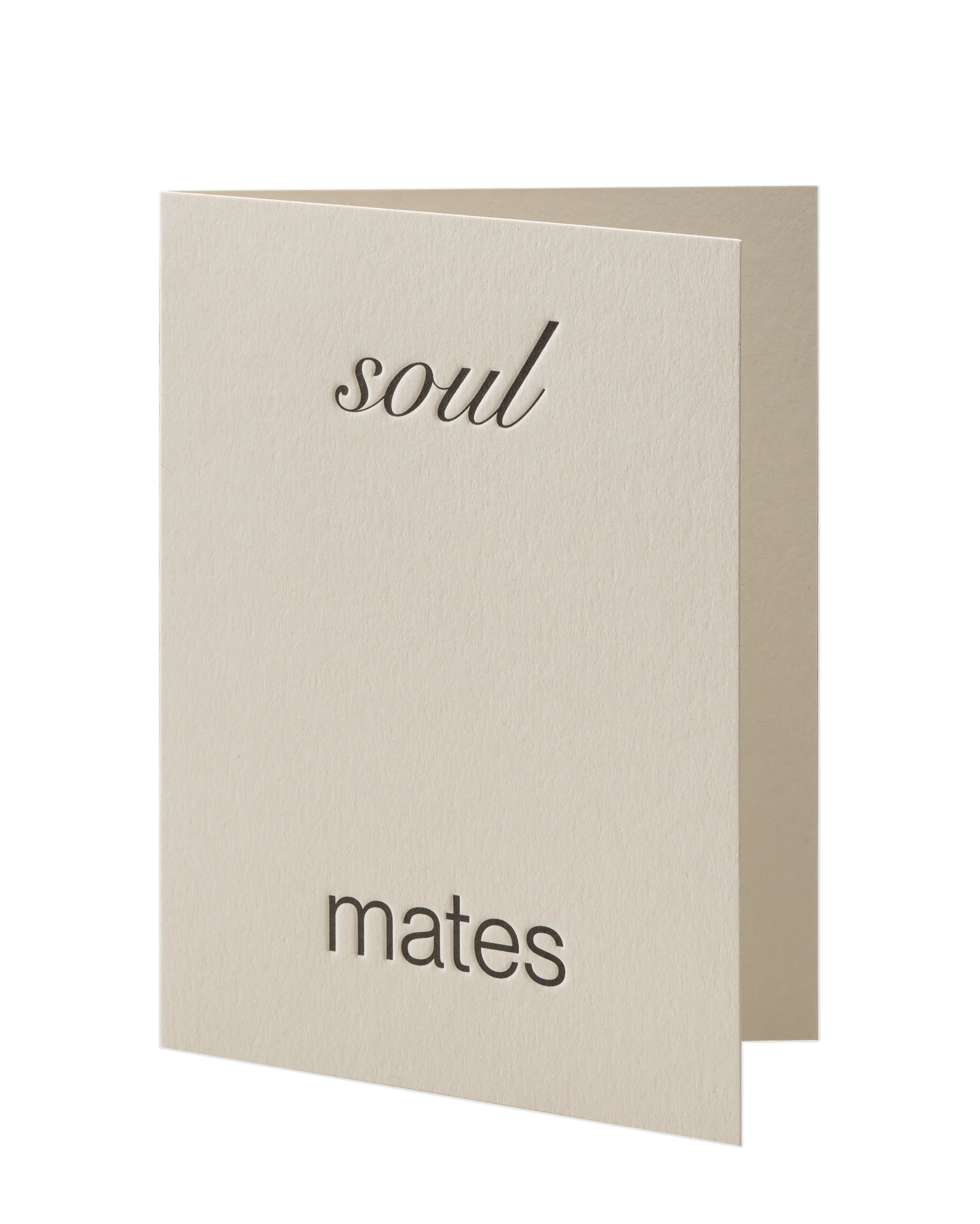 Short Talk Greeting Card | Soul Mates