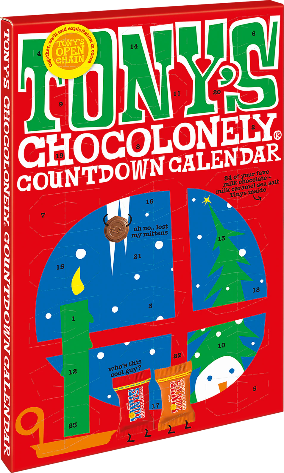 TONY'S CHOCOLONELY - Tony's Xmas Small Countdown Calendar