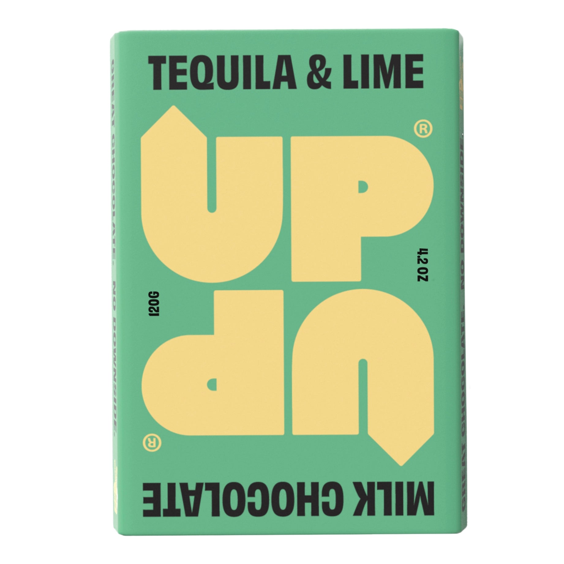 UP-UP CHOCOLATE - Tequila & Lime Chocolate Bar 120G