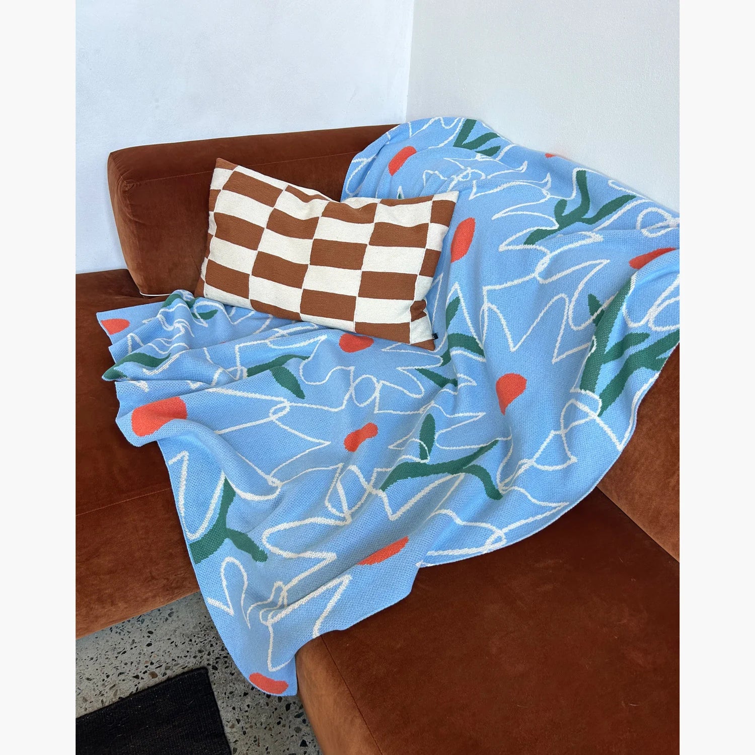 SLOW DOWN STUDIO - Bloom Knit Blanket