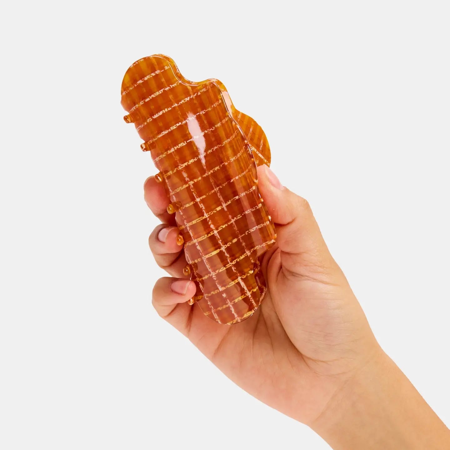 CHUNKS - Nimbus Claw in Caramel Plaid