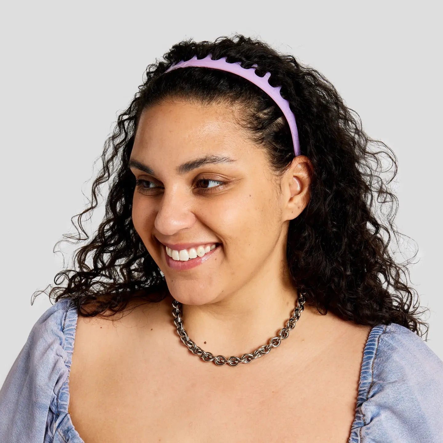 CHUNKS Comb Headband in Lilac