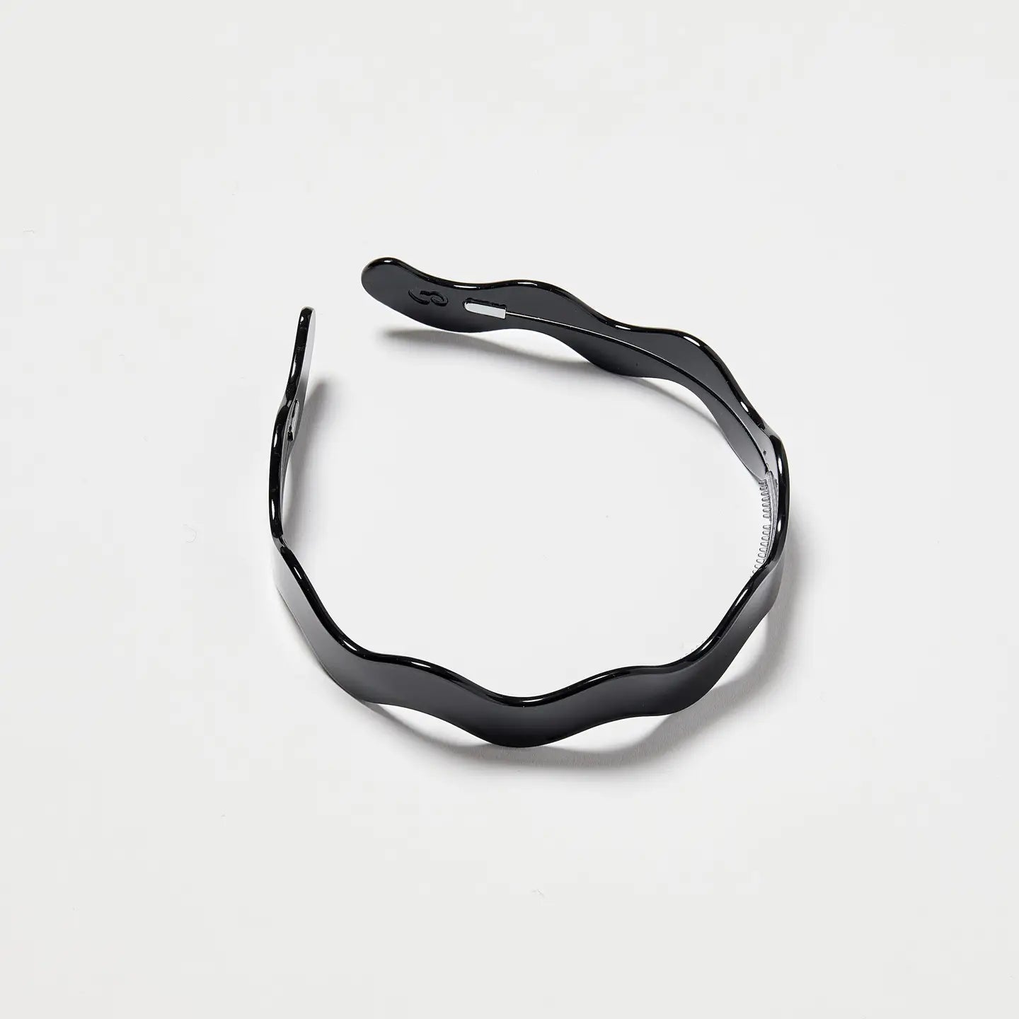 CHUNKS Wavy Headband in Black