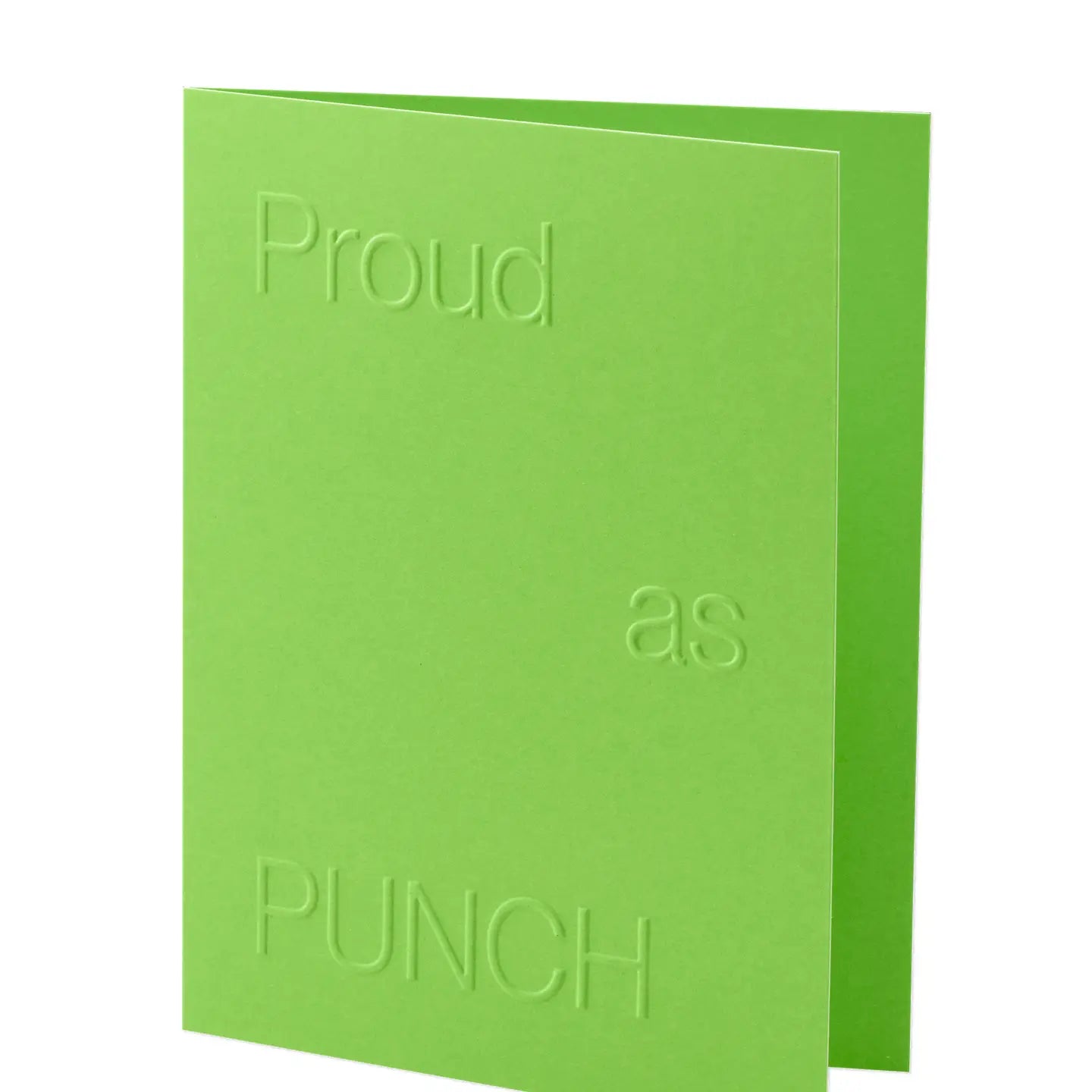 Short Talk Greeting Card | Proud As Punch