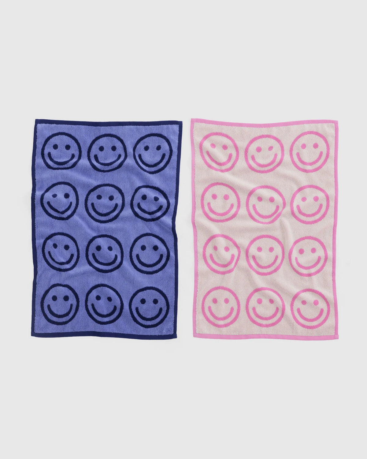BAGGU - Hand Towel Set of 2 - Happy Pink Blue