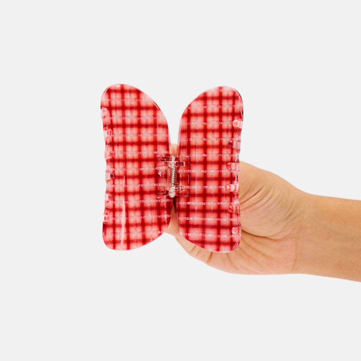 CHUNKS - Suki Claw in Red Plaid