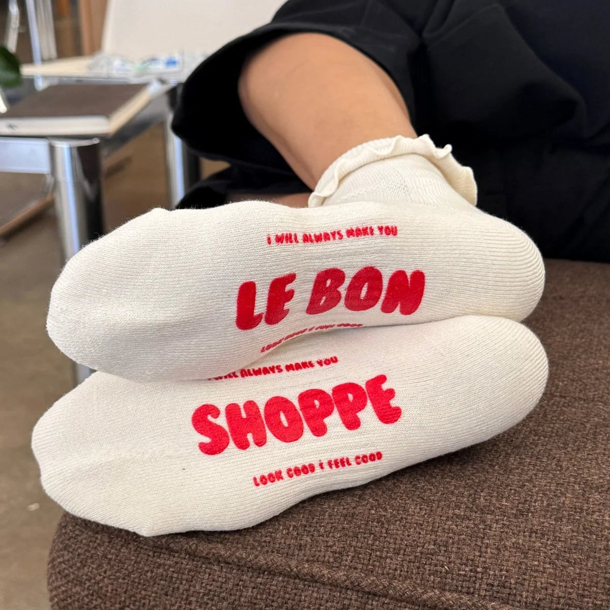 le bon shoppe socks