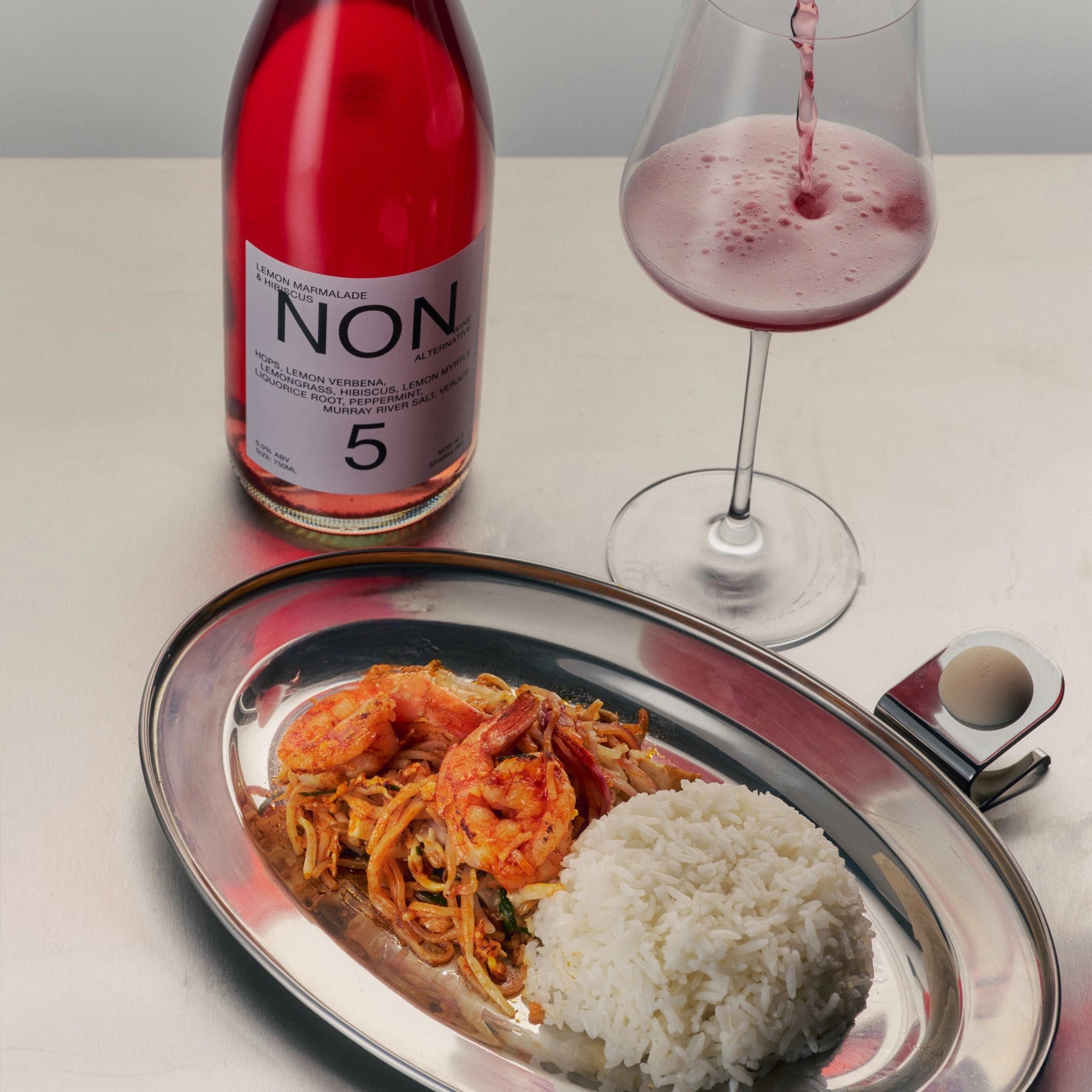 NON - NON5 Lemon Marmalade & Hibiscus Non-Alc wine