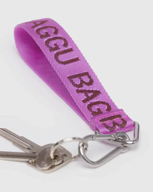 BAGGU - Logo Keychain - Pink