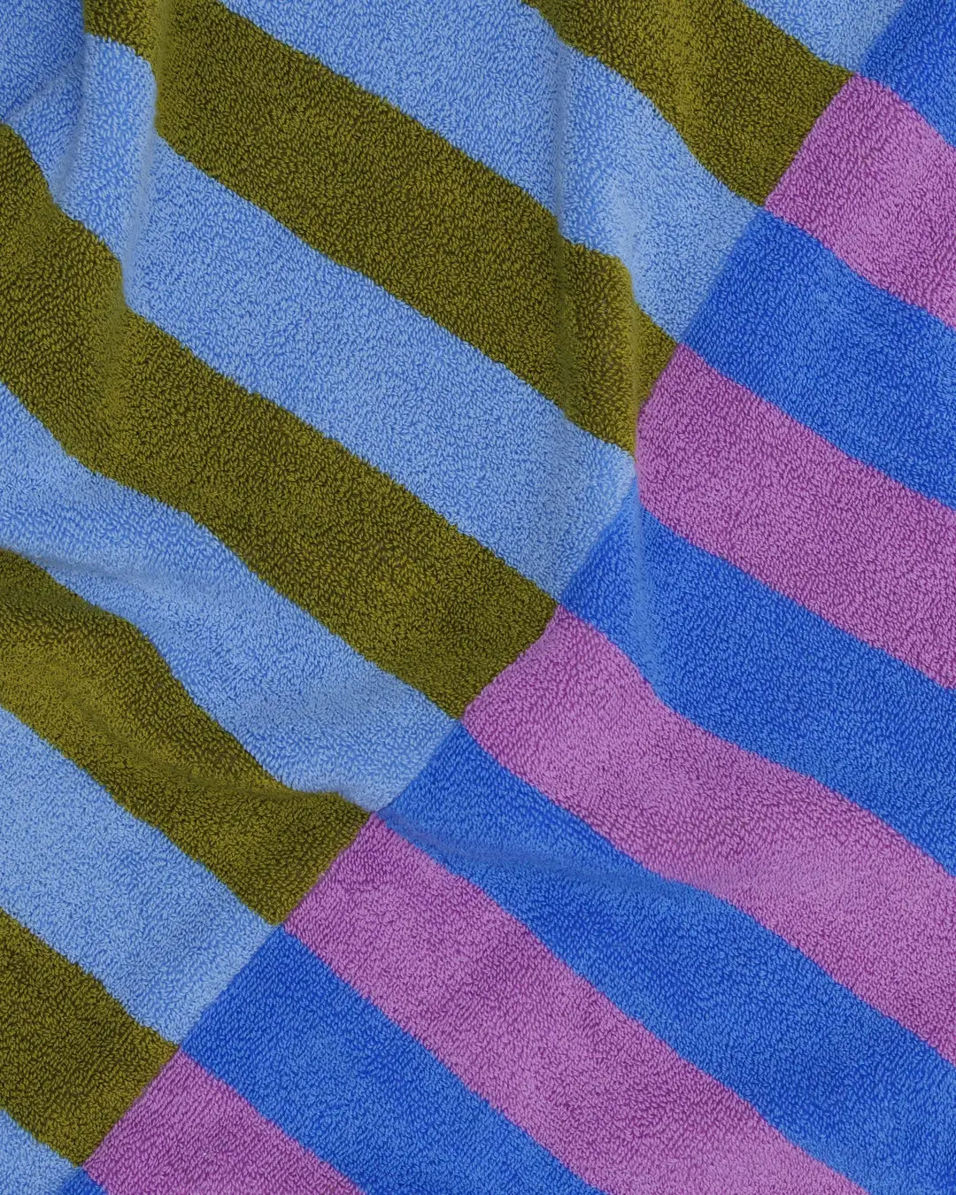 BAGGU Bath Towel - Cabana Stripe Mix