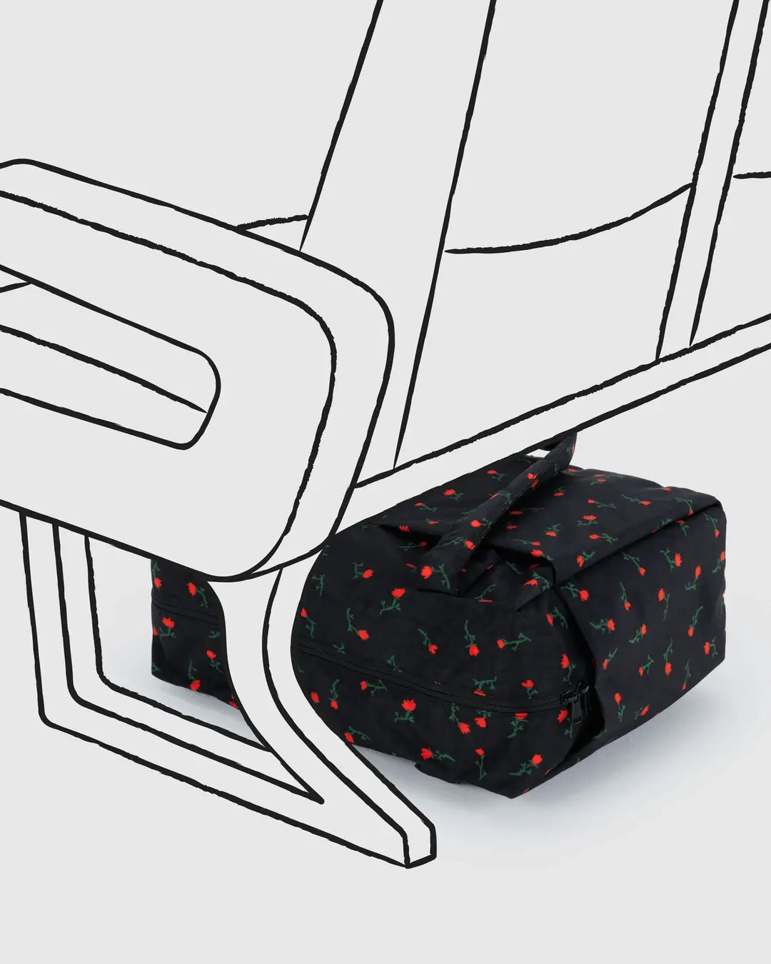 BAGGU - Small Cloud Carry On - Painted Wildflower