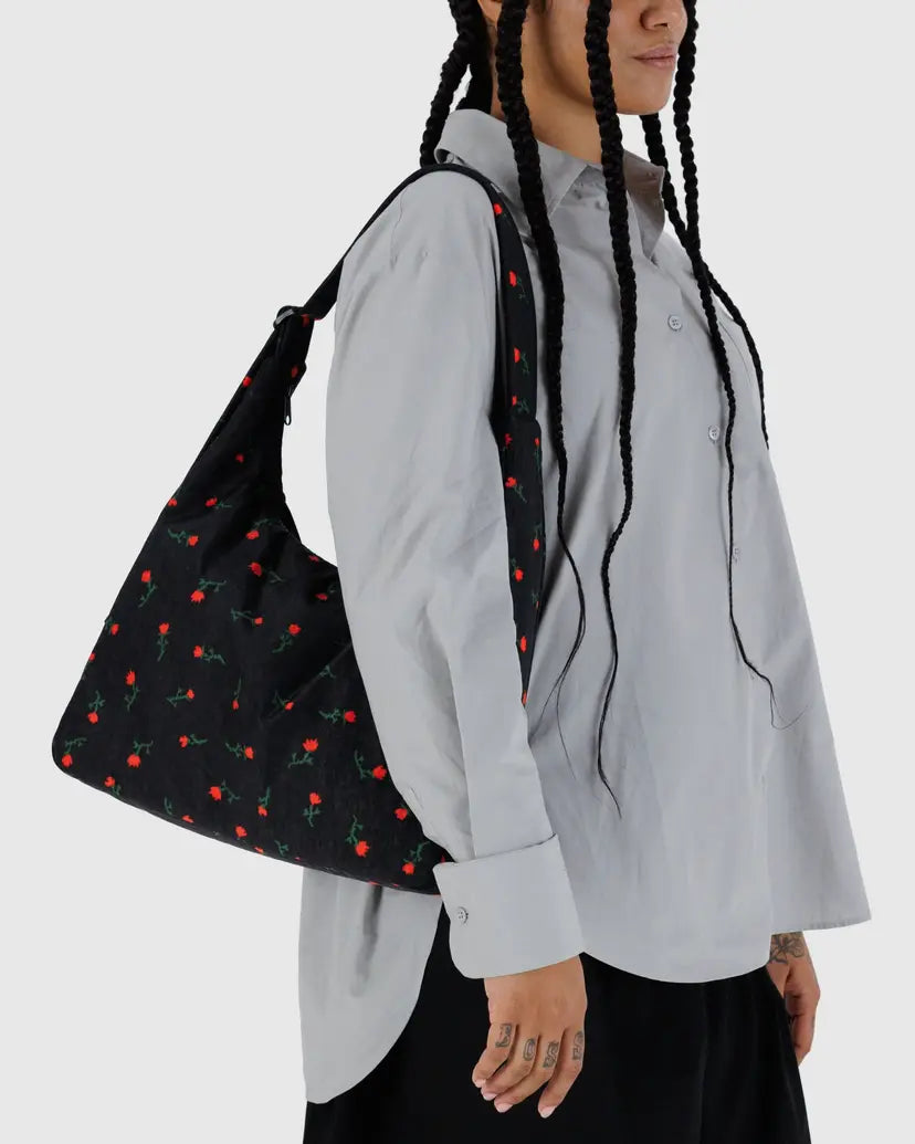 BAGGU - Nylon shoulder bag - Painted Wildflower