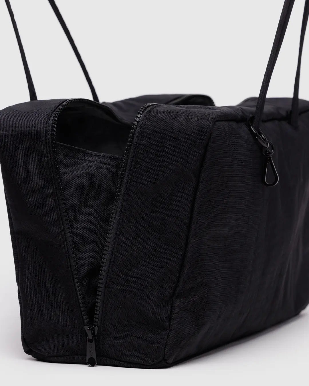 BAGGU Medium Nylon Bowler Bag - Black