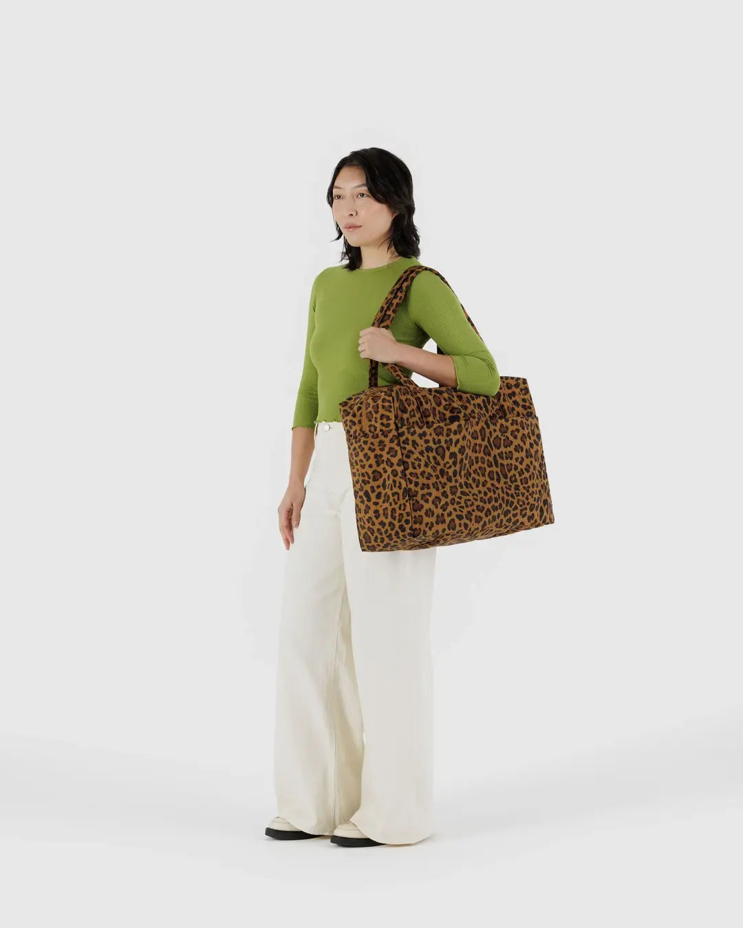 BAGGU - Cloud Carry On - Leopard