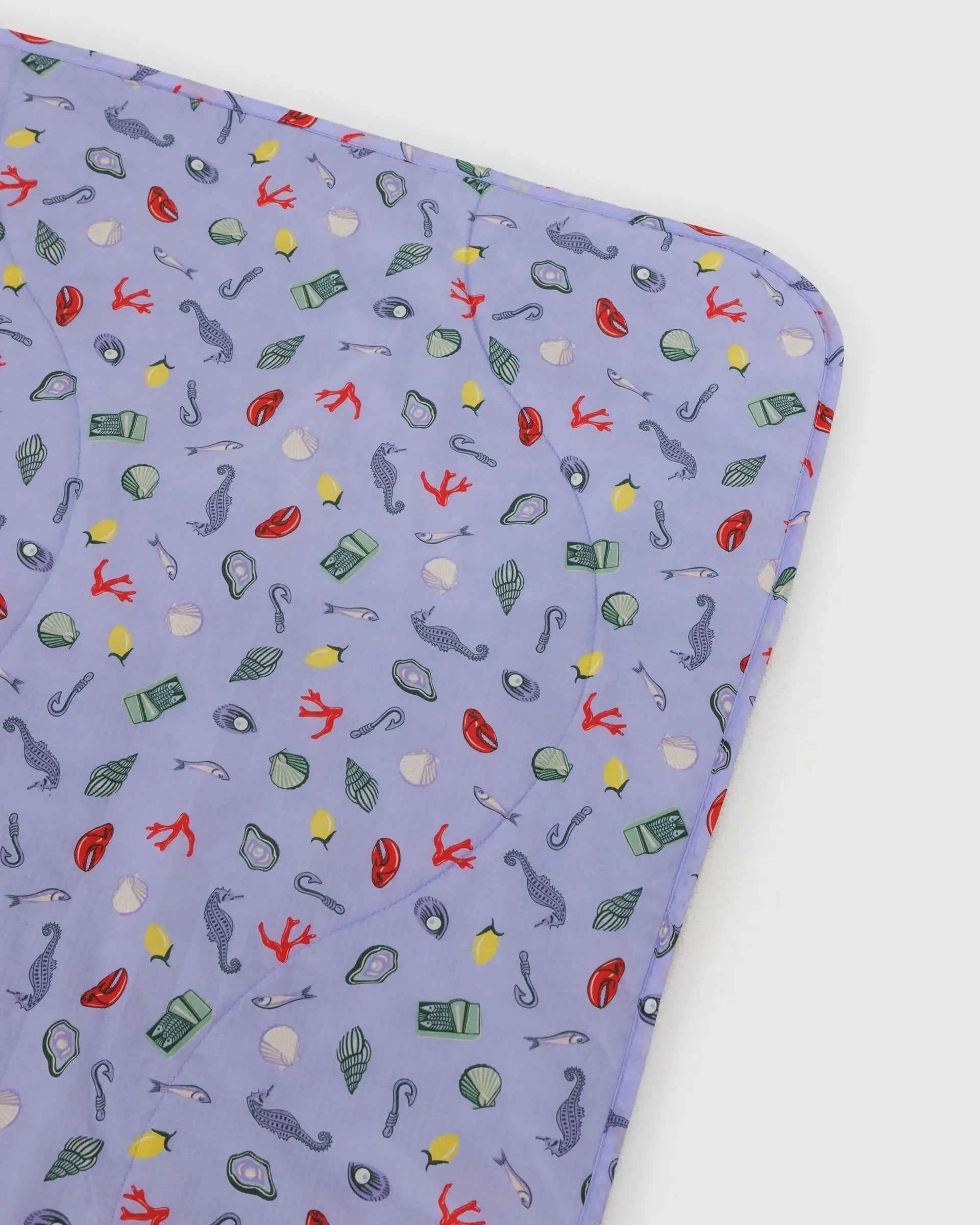 BAGGU Puffy Picnic Blanket - Sea Charms