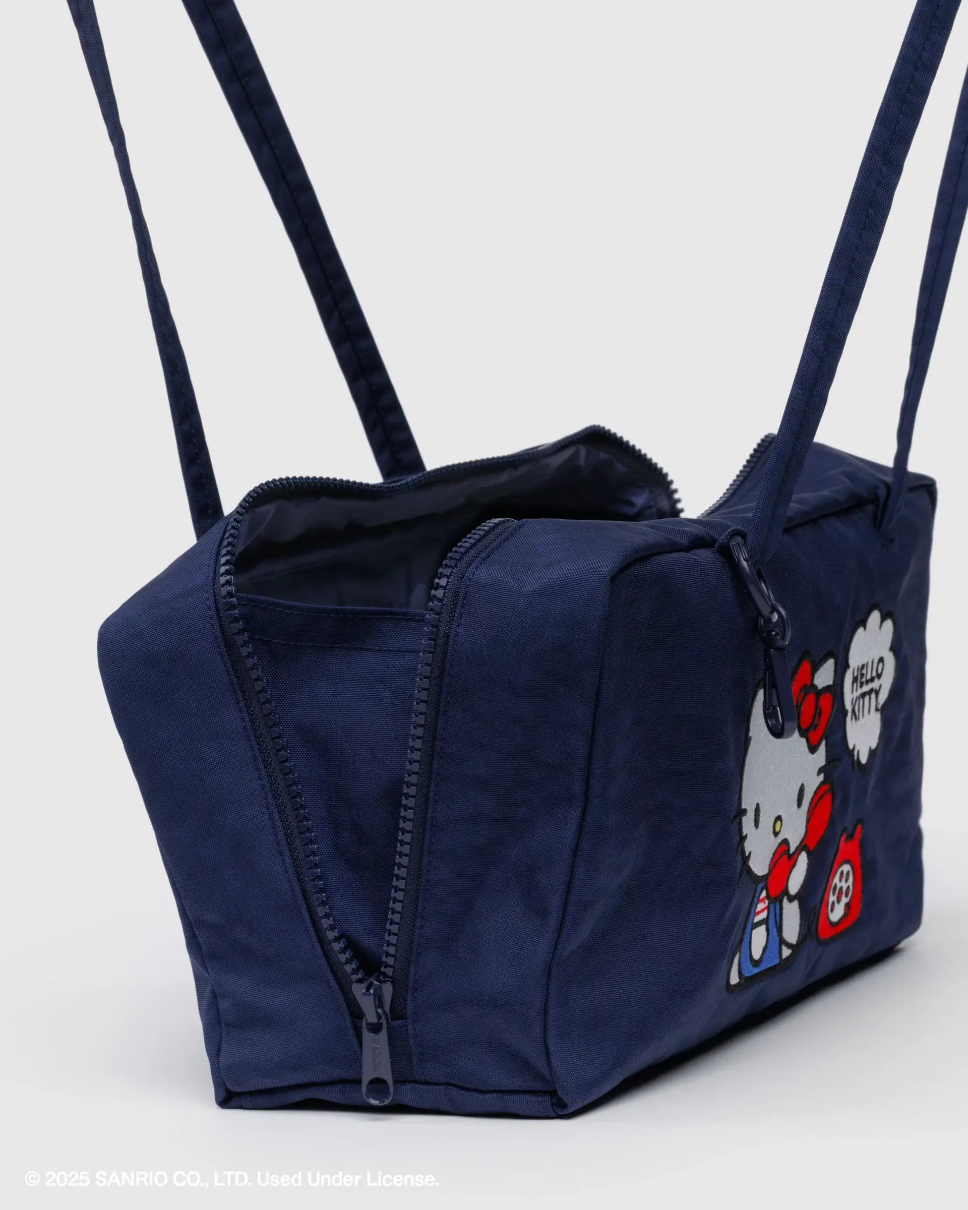 BAGGU - Nylon Bowler Bag - Embroidered Hello Kitty Phone