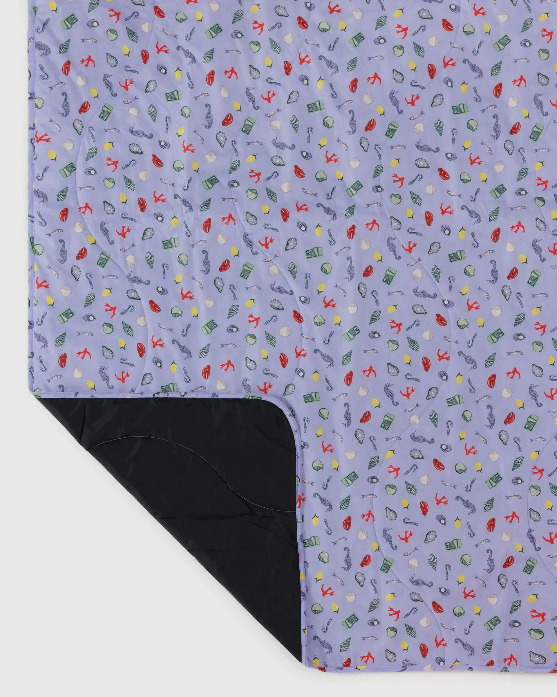 BAGGU Puffy Picnic Blanket - Sea Charms