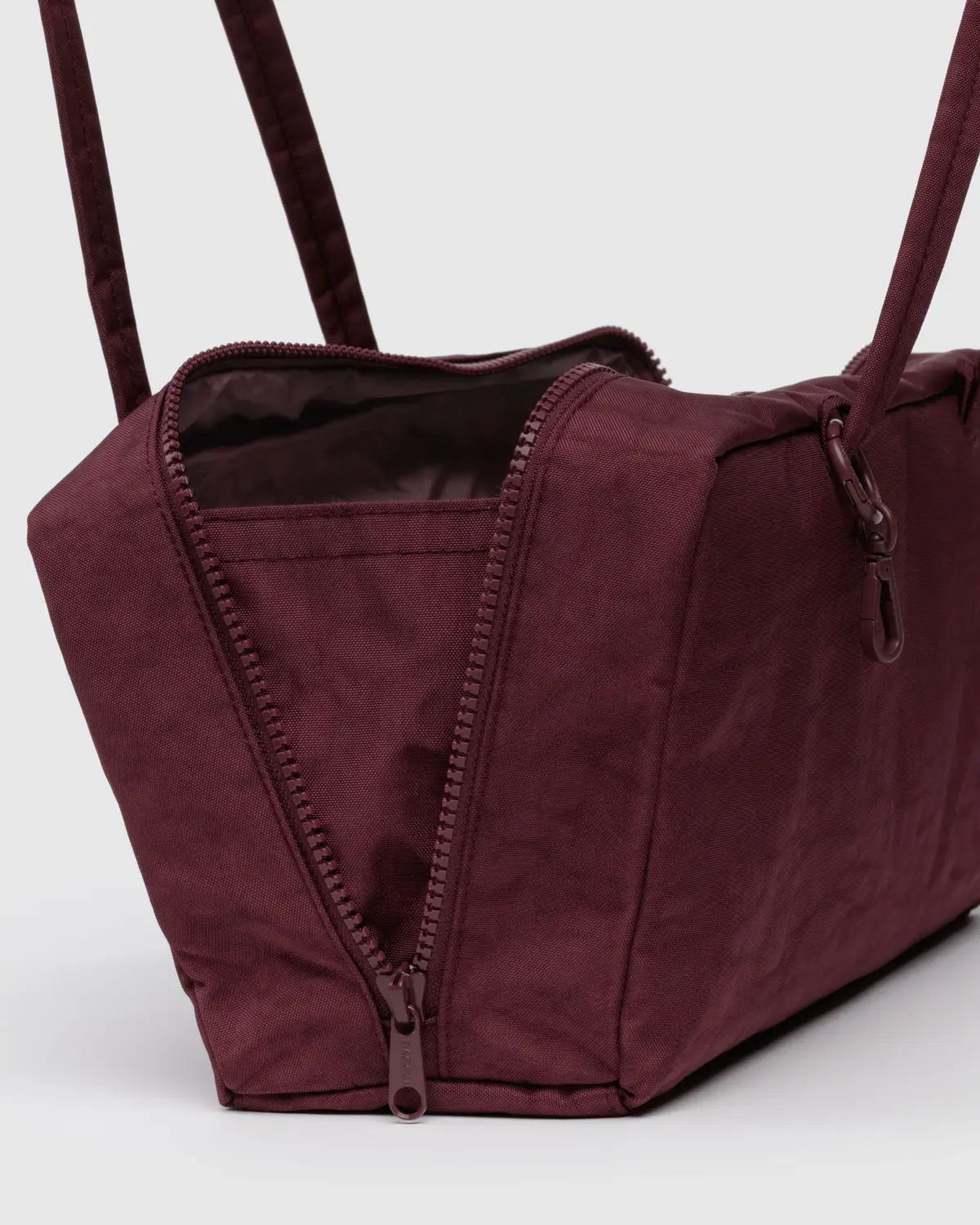 BAGGU - Nylon Bowler Bag - Mahogany
