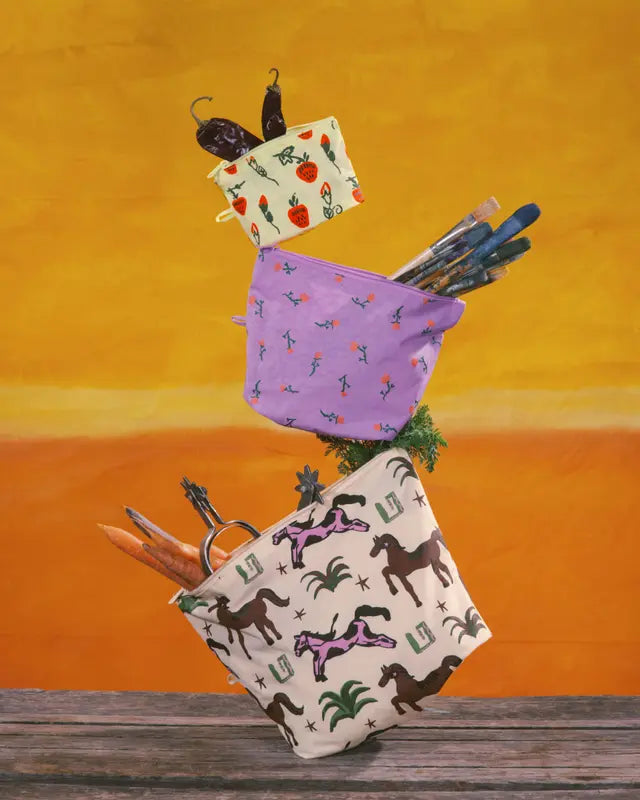 BAGGU - Go Pouch Set - Painted Prairie