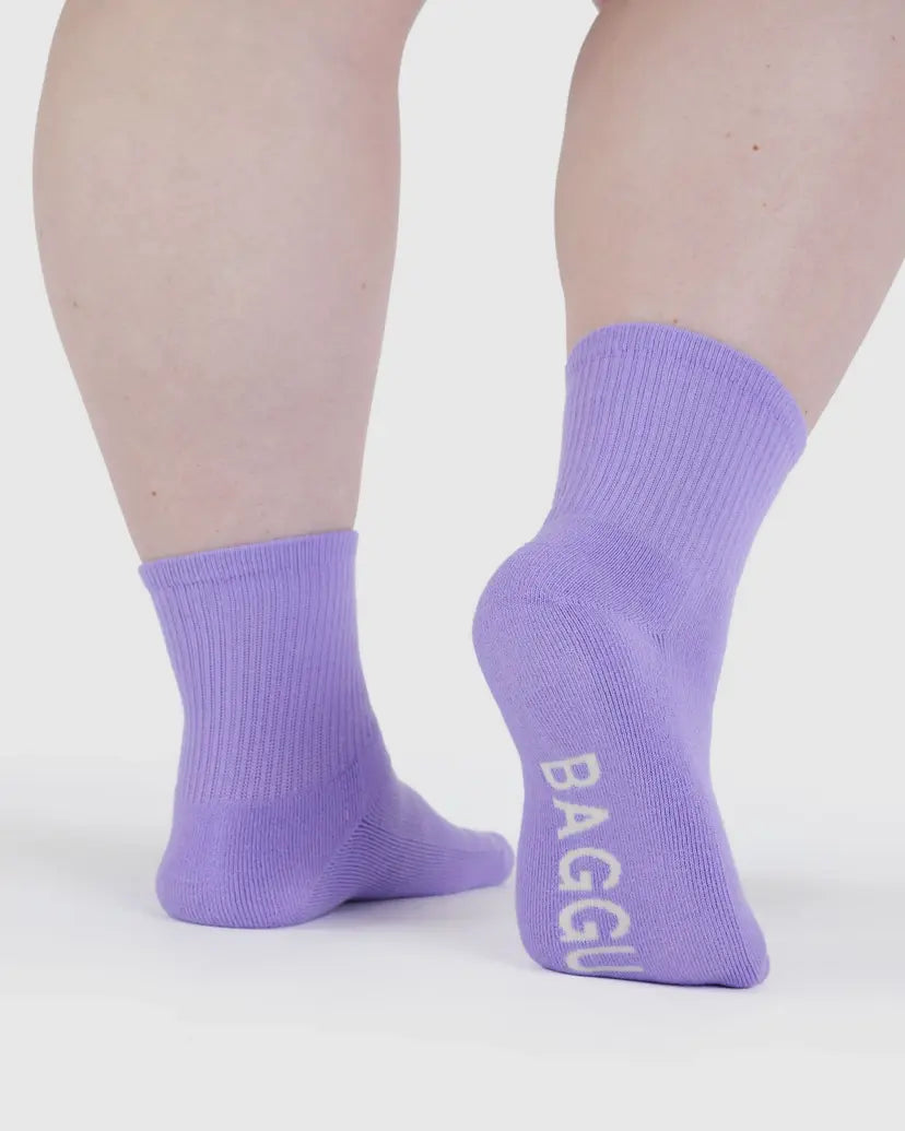 BAGGU - Ribbed Sock - Wisteria