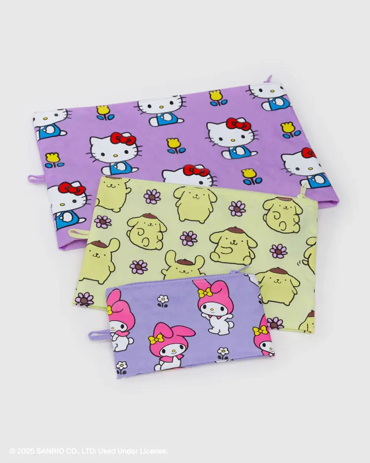BAGGU - Go Pouch Set - Hello Kitty and Friends Florals