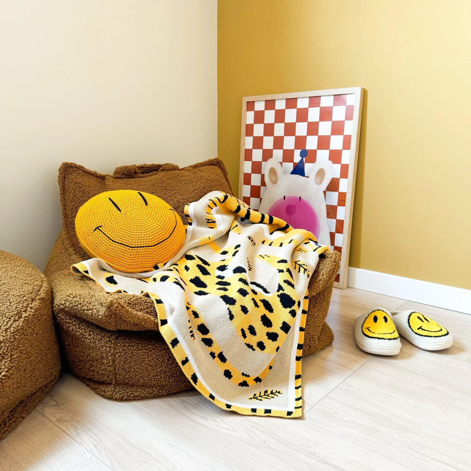 SLOW DOWN STUDIO - Big Cats Mini Blanket